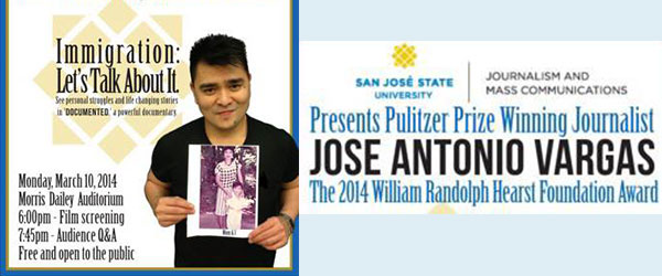 Jose Antonio Vargas: Discussion and Screening of “Documented” at SJSU