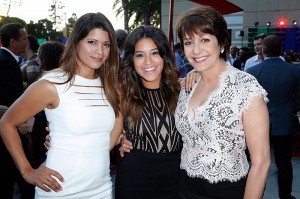 Andrea pictured here with costars Gina Rodriguez and Ivonne Coll. Image courtesy of The CW.