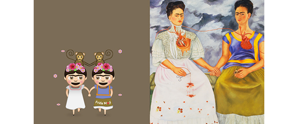 AdChoices ARTS & CULTURE 03/17/2017 02:16 pm ET Frida Kahlo’s Many Self Portraits Are Now Emoji, Or Rather, FridaMoji