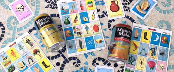 DIY Lotería Tile Coasters #RefrescaTuSummer