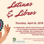Latinas & Libros Event April 26, 2018