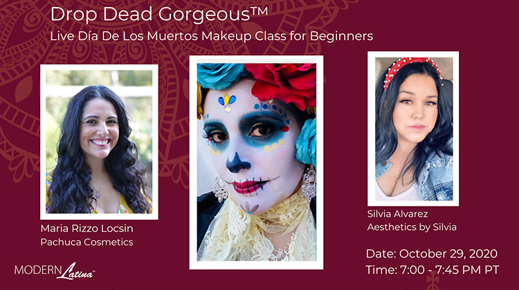 Drop Dead GorgeousTM – Live Día De Los Muertos Makeup Class for Beginners