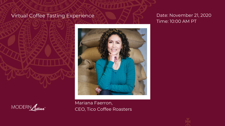 Coffee Tasting Experience with Mariana Faerron Gutierrez, CEO of Tico Coffee Roasters on November 21, 2020