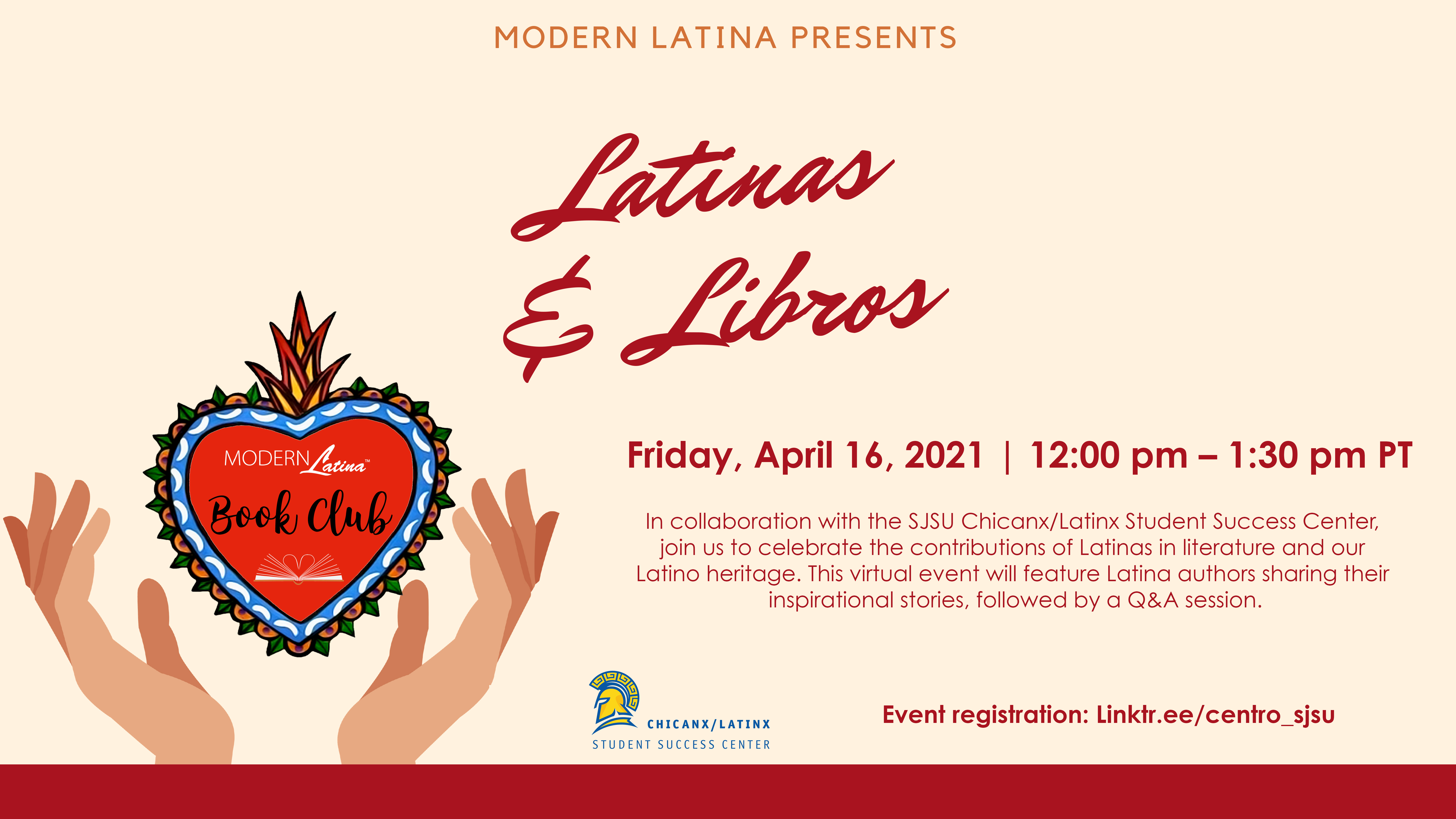 Latinas & Libros Event | April 16, 2021