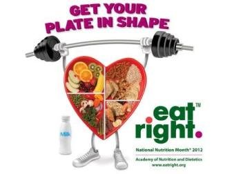 Get Your Plate In Shape - National Nutrition Month