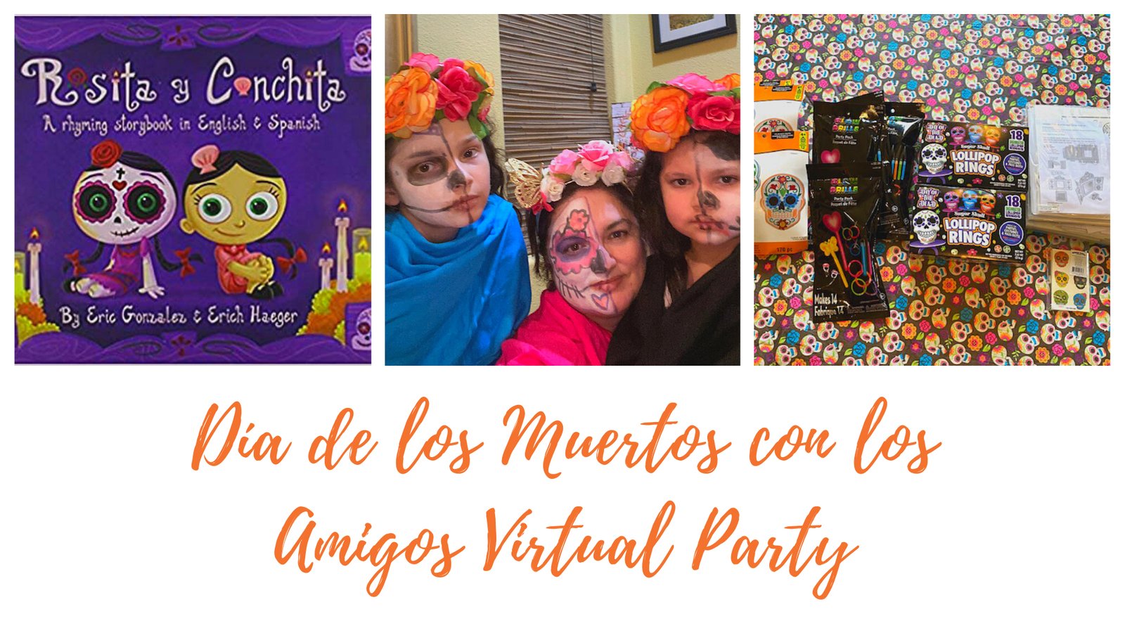 Día de los Muertos con los Amigos Virtual Party